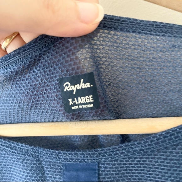 Rapha Woman’s Short Sleeve Merino Base Layer Navy Tee size XL - Picture 4 of 5